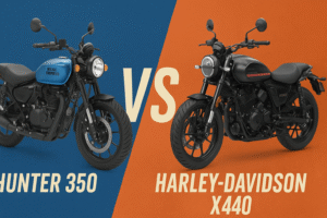 "Hunter 350 vs Harley Davidson X440"